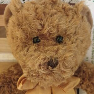 Brown Teddy Bear with Bow